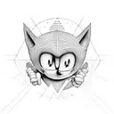sonic  tattoo design idea