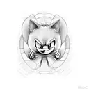 sonic  tattoo design idea