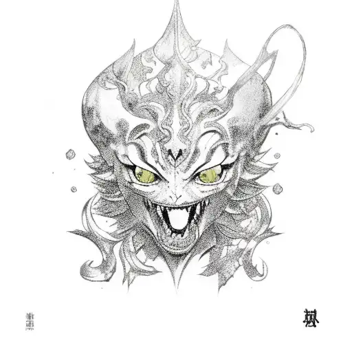 black clover tattoo design idea