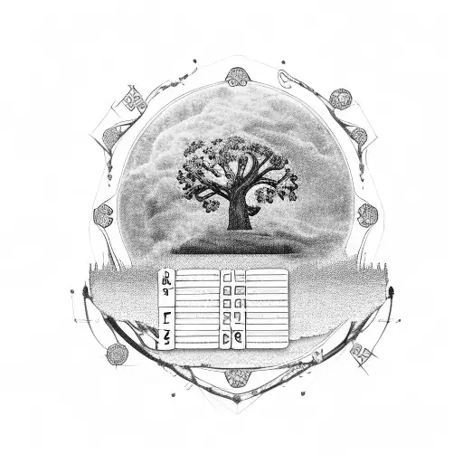 time, poker, Roman Empire, flower, tree of life, constitution  tattoo design idea