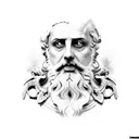 Plato tattoo design idea
