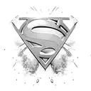superman vs. doomsday  tattoo design idea