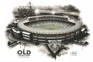 Old Trafford stadium tattoo design idea