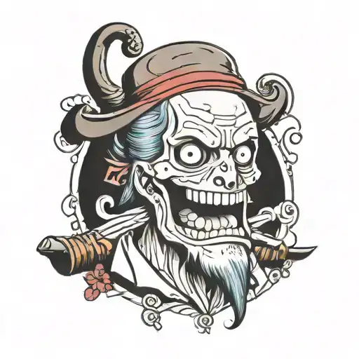 shanks one piece tattoo design idea