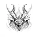 Nudo celta con dragones tattoo design idea