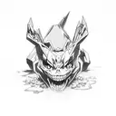 zombie pokemon tattoo design idea