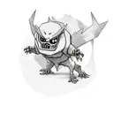 zombie pokemon tattoo design idea