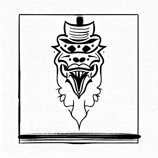 barong tattoo design idea