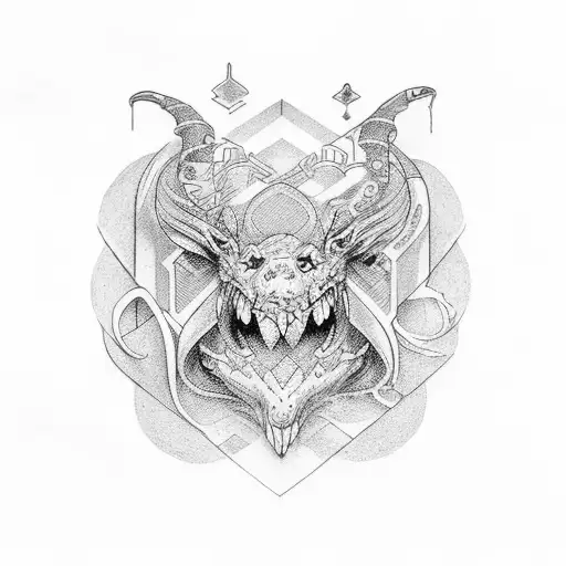 90s retro and cartoons from the 90s tattoo design idea