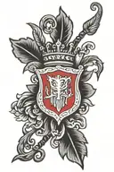 Cadillac Emblem tattoo design idea