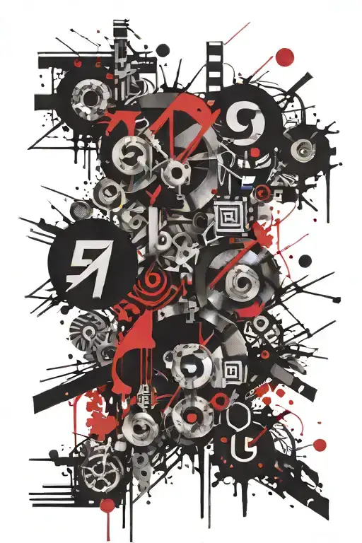 swastika tattoo design idea