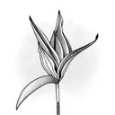 Bird of Paradise tattoo design idea