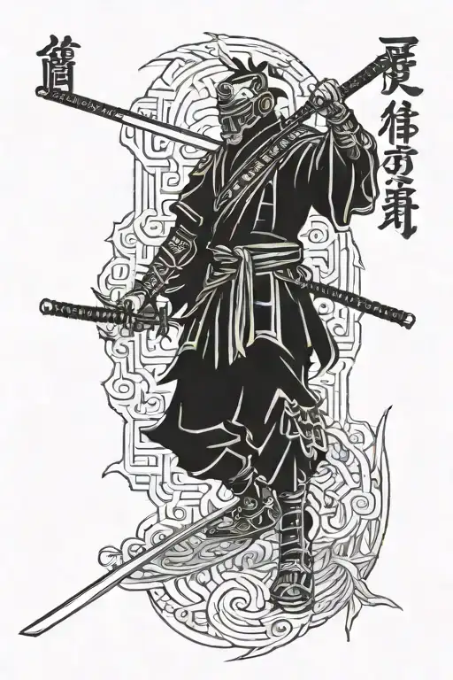 Ronin XIII tattoo design idea