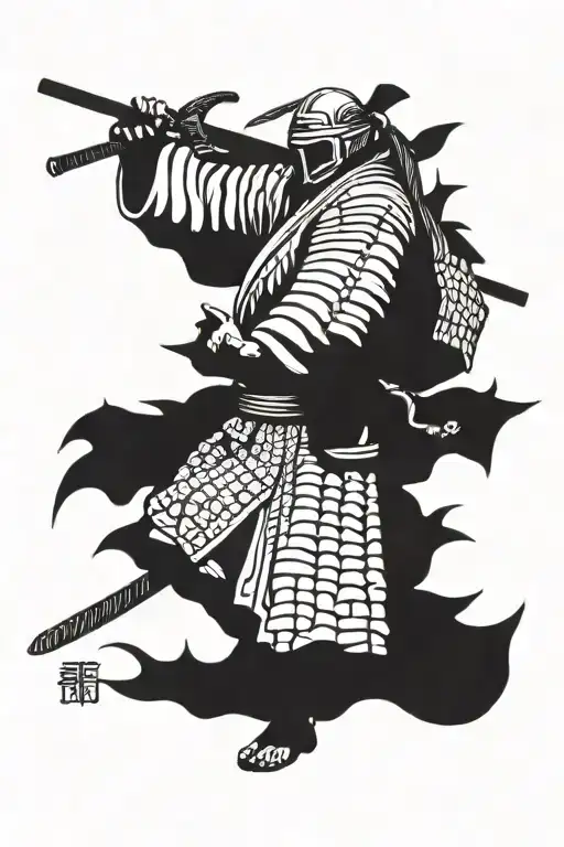 Ronin XIII tattoo design idea