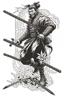 Ronin XIII tattoo design idea