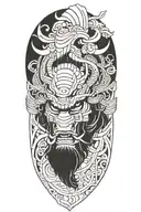 Ronin XIII tattoo design idea