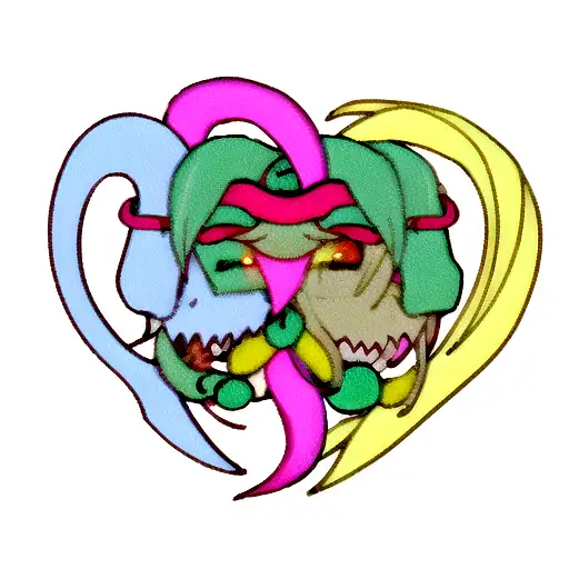 Dragon ouroboros color tattoo design idea