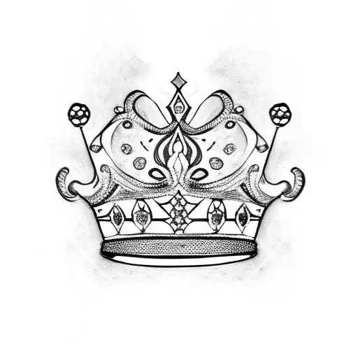Queen's Crown tattoo design idea