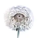 Dandelion tattoo design idea