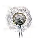 Dandelion tattoo design idea
