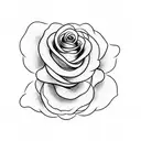 A beautiful and intricate design of intertwined roses and vines symbolizing eternal love and protection for your wife tattoo design idea