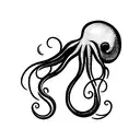 octopus tentacles  tattoo design idea