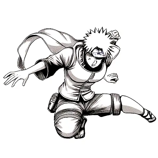 naruto saitama tattoo design idea