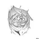 pain from naruto tattoo design idea