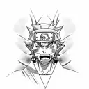 pain from naruto tattoo design idea