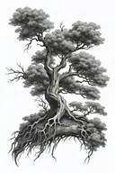 xxxtentacion leafless tree tattoo design idea