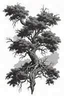 xxxtentacion leafless tree tattoo design idea