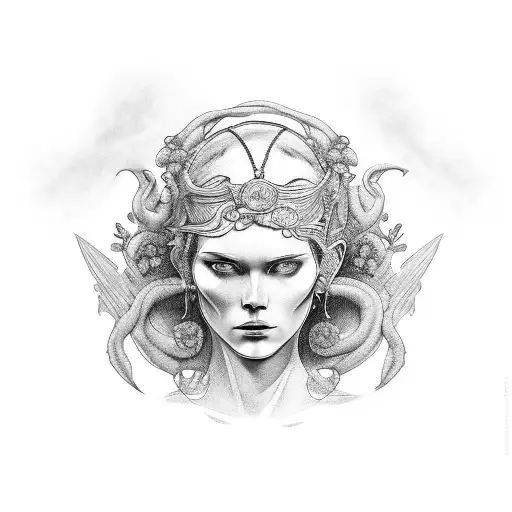 demeter tattoo design idea