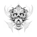 san judas tattoo design idea