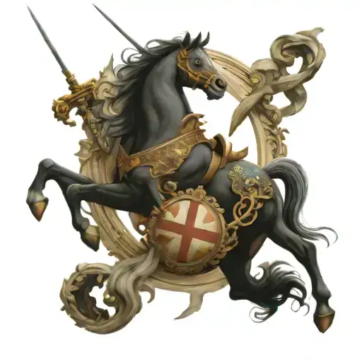 Saint George the Victorious tattoo design idea