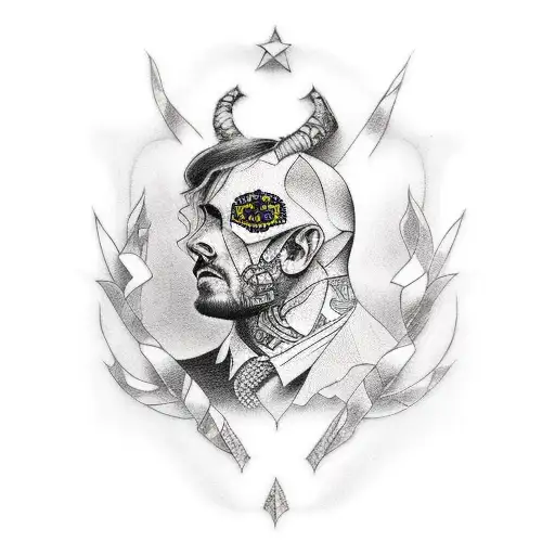 CM Punk tattoo design idea