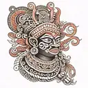 theyyam tattoo design idea
