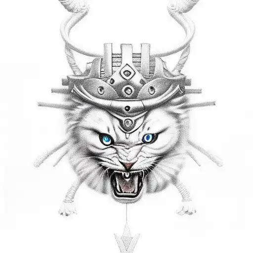 Warrior training 2 little warriors tattoo design idea