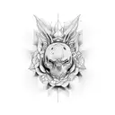 70x7 expanded tattoo design idea