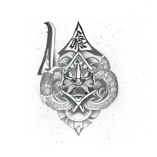 Ace of Spades tattoo design idea