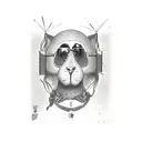 Gucci Mane Lemonhead tattoo design idea