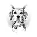 Beagle tattoo design idea