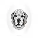Beagle tattoo design idea
