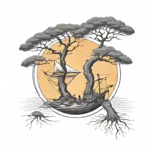 nothing tattoo design idea