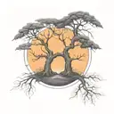 nothing tattoo design idea