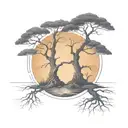 nothing tattoo design idea