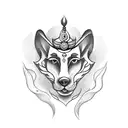 Design a arm tattoo which has some key elements in it like 1. mahadev 2. a dog 3. Varanasi city tattoo design idea