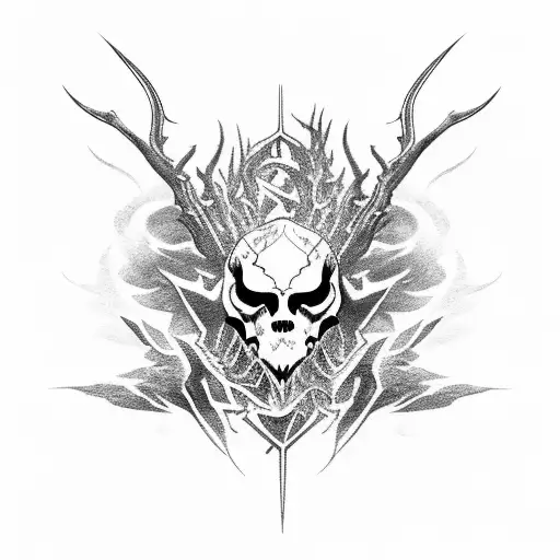 Thorn from Destiny videogame tattoo design idea
