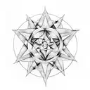 heartagram to make it look less like a pentagram of possible tattoo design idea