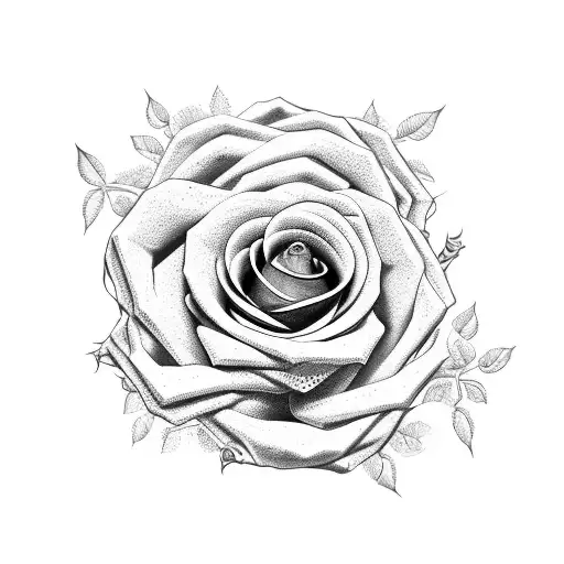 Medusa, roses, pekaboo tattoo design idea