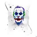 joker tattoo design idea